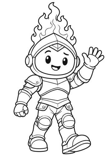 Prudente elige el camino. Dibujo de contornos para colorear.